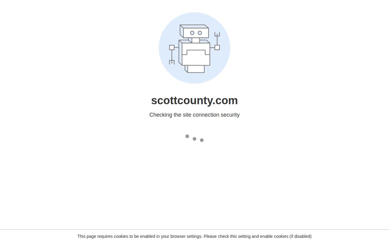 Scott County official public records request route for arrest records